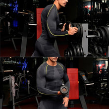 Load image into Gallery viewer, Men&#39;s Compression Long Sleeve Sports Tight Shirts Fitness Gym Running Base Layer Tops
