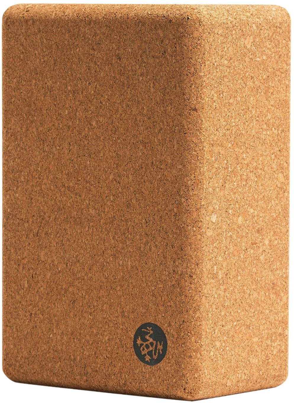 Manduka Lean Easy Grip Fine Grain Density Cork Yoga Block