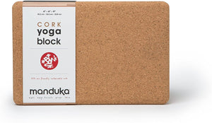 Manduka Lean Easy Grip Fine Grain Density Cork Yoga Block