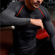 Load image into Gallery viewer, Men&#39;s Compression Long Sleeve Sports Tight Shirts Fitness Gym Running Base Layer Tops
