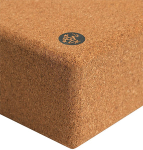 Manduka Lean Easy Grip Fine Grain Density Cork Yoga Block