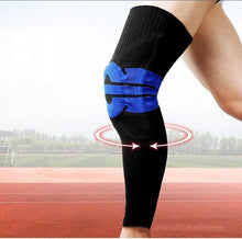 Load image into Gallery viewer, Long Basketball Knee Pads Running Leg Sleeve Calf Knee Brace Support Protector Spring Support Sport Kneepad Football Shin Guard-[product_type]-Come4Buy eShop
