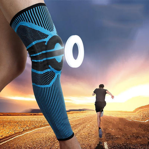 Long Basketball Knee Pads Running Leg Sleeve Calf Knee Brace Support Protector Spring Support Sport Kneepad Football Shin Guard-[product_type]-Come4Buy eShop