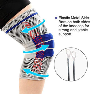 Gym Volleyball Knee Protectors Elastic Support Anti-Slip Knie Brace Relieve Arthritis Running Sport Outdoor Guard Kneepad-[product_type]-Come4Buy eShop