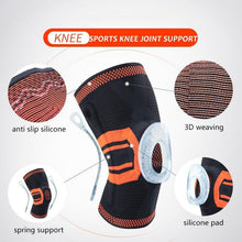 Load image into Gallery viewer, Nylon Elastic Spring Sports Knee Pads Breathable Support Knee Brace Running Fitness Hiking Cycling Knee Protector Joelheiras-[product_type]-Come4Buy eShop
