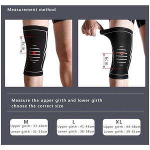 Elastic Sports Bandage Knee Pads Breathable Knee Support Brace Running Fitness Hiking Cycling Knee Protector Joelheiras-[product_type]-Come4Buy eShop