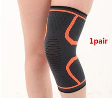 Load image into Gallery viewer, 1 Pair Nylon Elastic Sports Knee Pads Breathable Knee Support Brace Running Fitness Hiking Cycling Knee Protector Joelheiras-[product_type]-Come4Buy eShop

