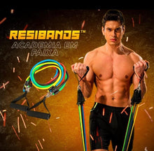 Load image into Gallery viewer, Latex Resistance Bands Gym Anchor Ankle Straps With Bag Kit Set
