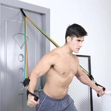 Load image into Gallery viewer, Latex Resistance Bands Gym Anchor Ankle Straps With Bag Kit Set
