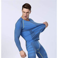 Load image into Gallery viewer, Buy the 2017 Men&#39;s Slimming Long Sleeve Compression T-shirt. Shop Compression Shirts Online - Kewlioo
