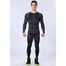 Load image into Gallery viewer, Buy the 2017 Men&#39;s Slimming Long Sleeve Compression T-shirt. Shop Compression Shirts Online - Kewlioo
