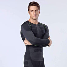 Load image into Gallery viewer, Buy the 2017 Men&#39;s Slimming Long Sleeve Compression T-shirt. Shop Compression Shirts Online - Kewlioo
