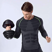 Load image into Gallery viewer, Buy the 2017 Men&#39;s Slimming Long Sleeve Compression T-shirt. Shop Compression Shirts Online - Kewlioo
